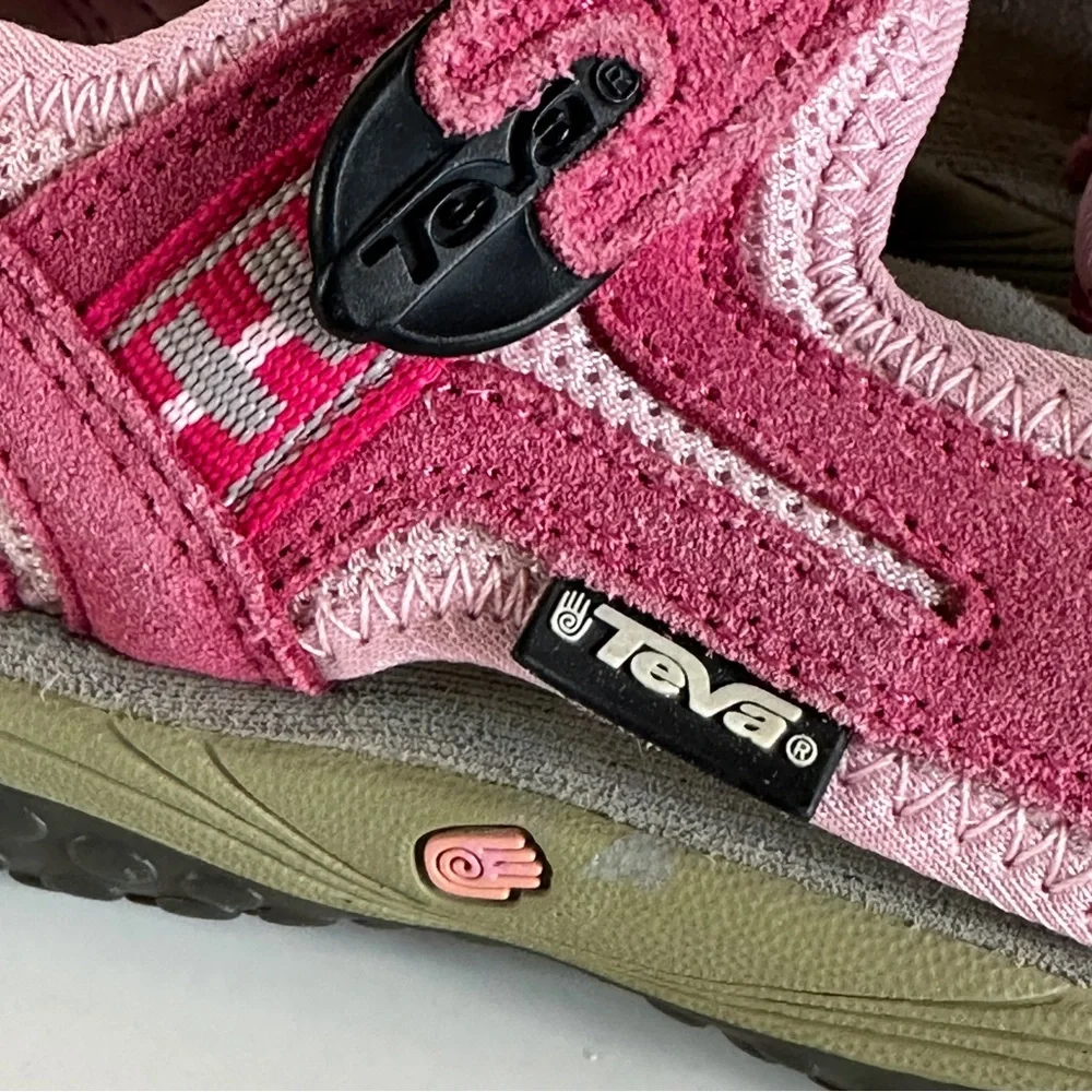 Teva Spoiler 2K Sport Sandals Pink Little Girl 2 Style 6202 Honeysuckle